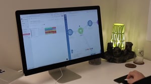 HubSpot CRM integration with a Monday.com board for project tracking and team workflow automation