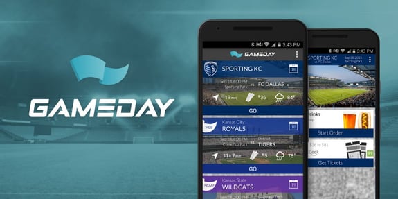 GAMEDAY™ – App Logo Design for KC Tech Startup